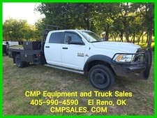 2017 Dodge Ram 4500 4wd Crew Cab 11ft Flatbed 6.7l Truck