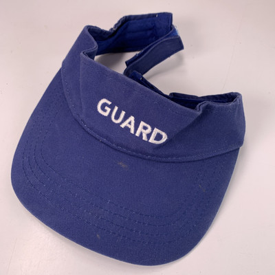 Guard Blue Visor Cap Adjustable Hat