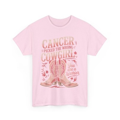 Cancer Picked The Wrong Cowgirl You are a Warrior T-Shirt
