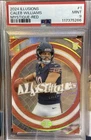 2024 Panini Illusions - Mystique Caleb Williams #1 Red /199 (RC) SP PSA 9