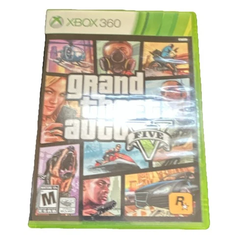 Grand Theft Auto V Microsoft Xbox 360 w/manual TESTED AND WORKING