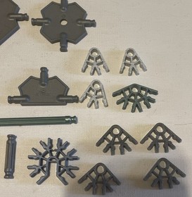 Mixed Lot of K'nex Knex Building Toy Parts Pieces Panels Rods Connectors (19)