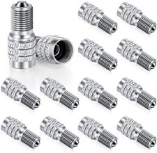 20 Pcs Double Seal Metal Valve Stem Caps for High Pressure Truck, Car, RV, Semi,
