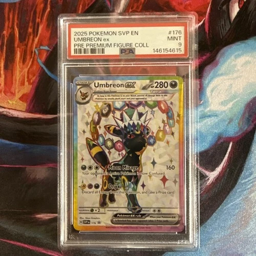 PSA  9 Pokémon Umbreon EX SVP 176 Premium Figure Collection Black Star Promo