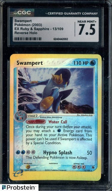 Swampert [Reverse Holo] #13 (Ruby & Sapphire)
