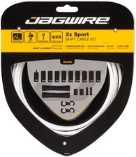 Jagwire 2x Sport Shift Cable Kit SRAM/, White