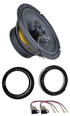 Ground Zero 2-Way 120Watt 16.5cm Speakers for VW Fox Lupo Polo Front Door Auto