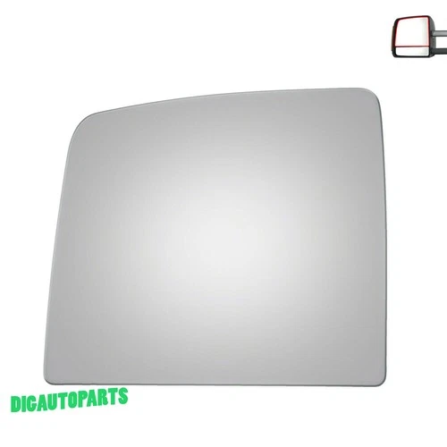 For 07-21 Toyota Tundra Truck Towing Mirror Glass Driver Left Side -Upper Flat
