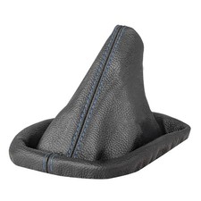 Luxury Black Leather Shift Boot With Blue Stitch For Bmw E30 E36 E46 E34 Models