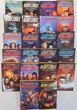 Lot of 22 Star Trek The Next Generation Books 1-22 All 1st Printings Most Unread