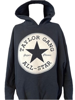 Vintage Wiz Khalifa Taylor Gang Paper Planes Album Sweatshirt Size XL RARE