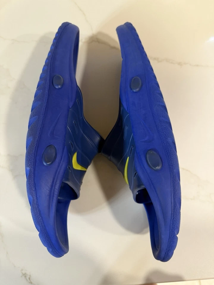 Vintage Nike Blue Geta Slides Size Men's 13 Flip Flops Sandals Rare - Image 4 of 4