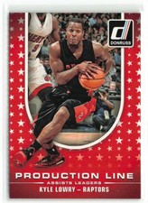 Kyle Lowry 2014-15 Donruss Production Line Assists Toronto Raptors #8