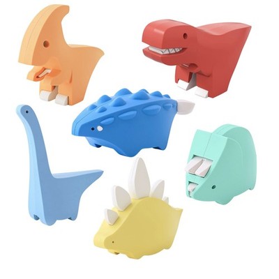 Halftoys Full Set 6 Magnetic Dino Puzzles T-Rex Stego Tricera Diplo Ankylo Para