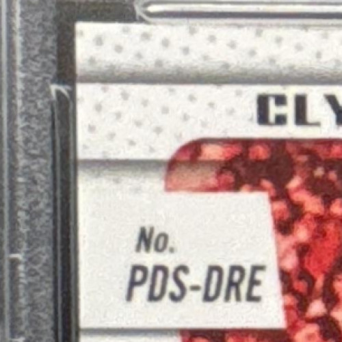 Clyde Drexler 2024-25 Panini Prizm Deca #PDS-DRE Gold Shimmer AUTO /10 PSA 10 view 7