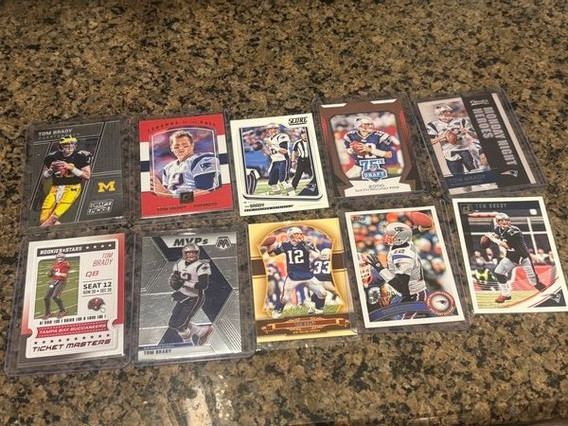 Tom Brady 10 card Lot-GOAT