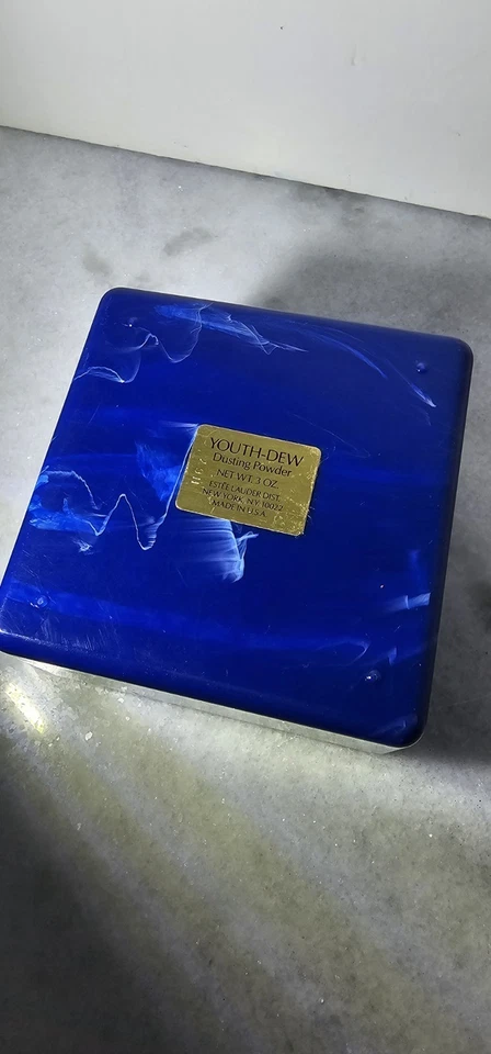 Polvo para polvo de rocío juvenil Estee Lauder con soplo 3 oz nuevo sellado de colección raro Foto 4 de 4