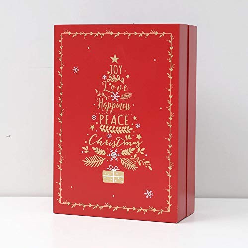 Christmas Wooden Advent Calendar Book with Drawers for Adults Kids Christmas - Picture 2 of 6