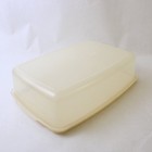 Vtg Rubbermaid Servin Saver 7 Cup Food Storage Container #6 Almond Lid 1980s — photo 2