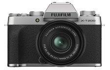 Fujifilm X-T200 Mirrorless Camera Black w/ Fujifilm XC 15-45mm Lens Touchscreen