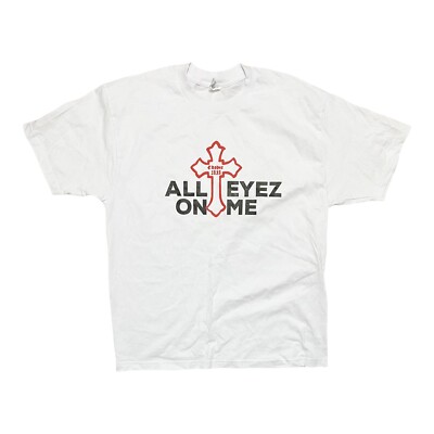 VTG All Eyez On Me Tupac Exodus 18:31 Tee Shirt Men’s Size XL