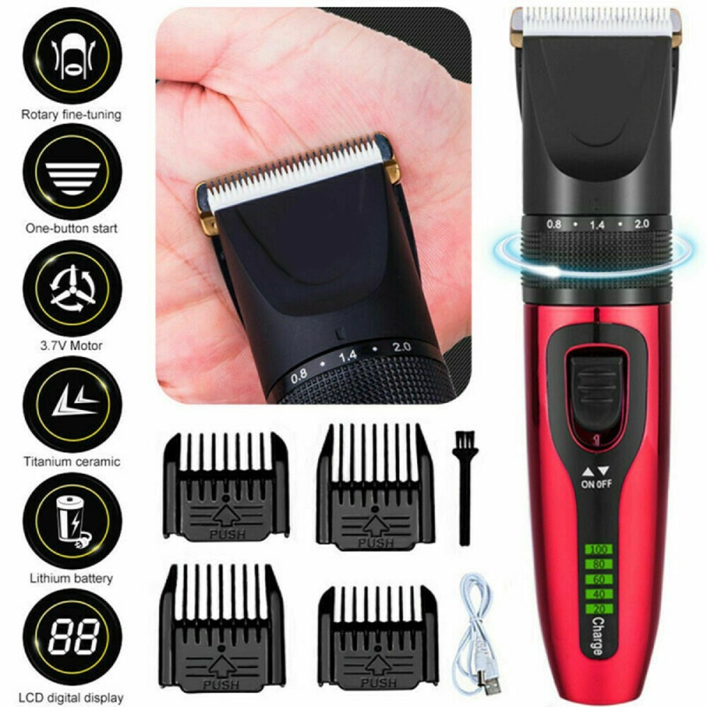Professional Electric Male Men Hair Clipper Shaver Trimmer Cutter Cordless Razor | eBay Professional Electric Male Men Hair Clipper Shaver Trimmer Cutter Cordless Razor | eBay