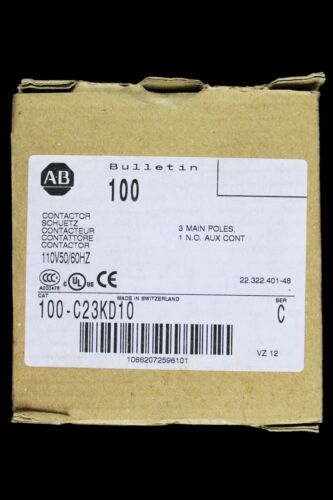 ALLEN BRADLEY 11kW TRIPLE POLO SIN CONTACTOR 110V BOBINA 100-C23KD10 - Imagen 7 de 7