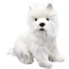 HANSA WEST HEIGHLAND TERRIER 30 BH4127 NEW Realistic Plush Animals from JAPAN