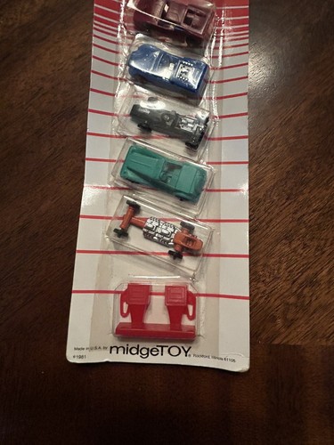 VINTAGE 1981 MIDGETOY - FASTPAK 6 PACK - MADE IN USA - NEW IN ORIGINAL PACKAGE - Picture 3 of 8