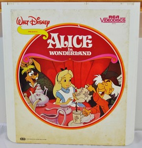 RCA-VideoDisc-CED-Walt-Disney-Alice-in-Wonderland-c-1952