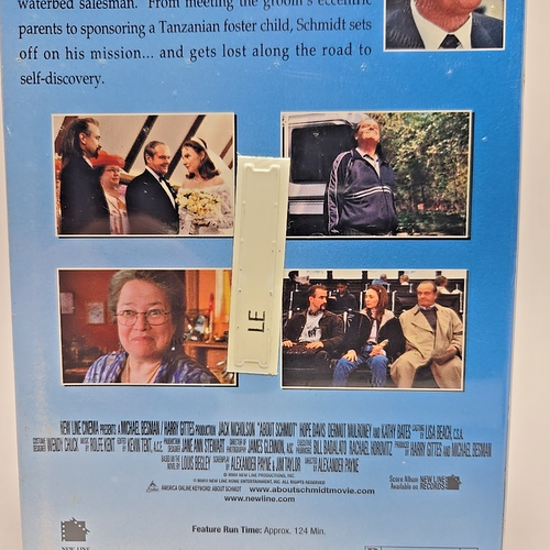 About Schmidt VHS 2002 Jack Nicholson Movie 2003 Tape Alexander Payne Film New - Foto 5 di 13