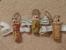 Handmade wine cork Angel