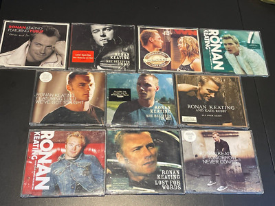 Ronan Keating of Boyzone - Quantity 10 CD Singles - 2000-2004 Polydor Records