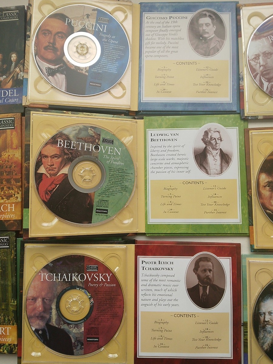 Lot 15CDs w/Booklet from The Classic Composers, Chopin Lot 15CDs w/Booklet from The Classic Composers, Chopin