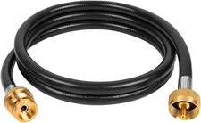 5Ft Black Propane Hose Adapter For Heaters La...