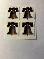 U. S. Booklet Block of 4 SC 4125 Liberty Bell MNH 2007