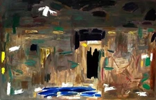 Wlodzimierz Ksiazek Untitled Abstraction 1985 Painting REPRINT