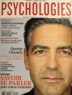 PSYCHOLOGIES - 274 - 2008 - George Clooney, ich bin Single ohne Komplex