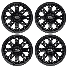 4pcs 15" RockTrix RT104 ATV UTV Wheels Rims | 15x7 | 4x137 4/137 | 4+3 Offset