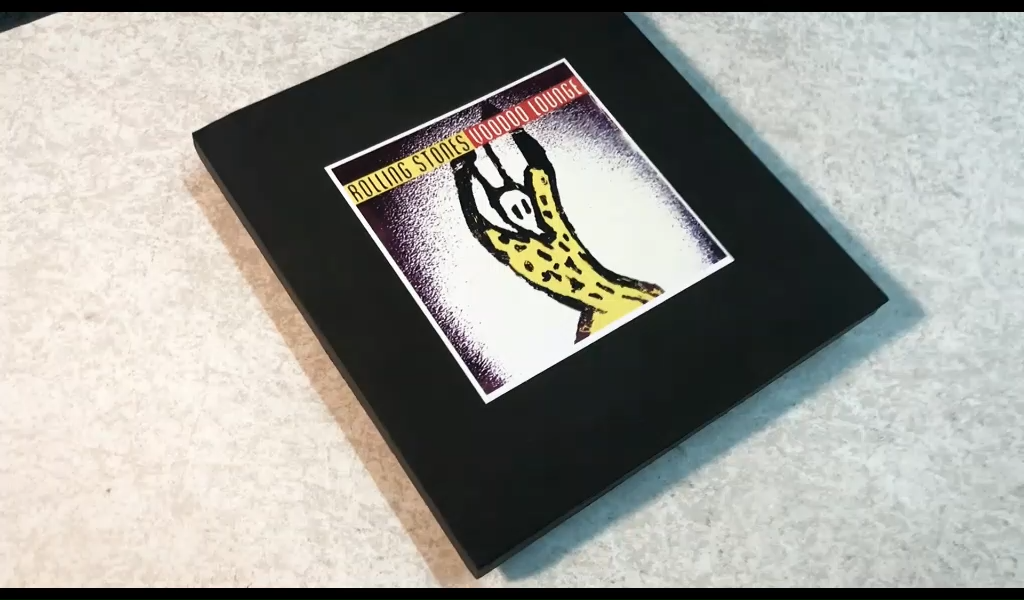 BUNNYMAN Rolling Stones miniature VOODOO LOUNGE album cover BUNNYMAN Rolling Stones miniature VOODOO LOUNGE album cover