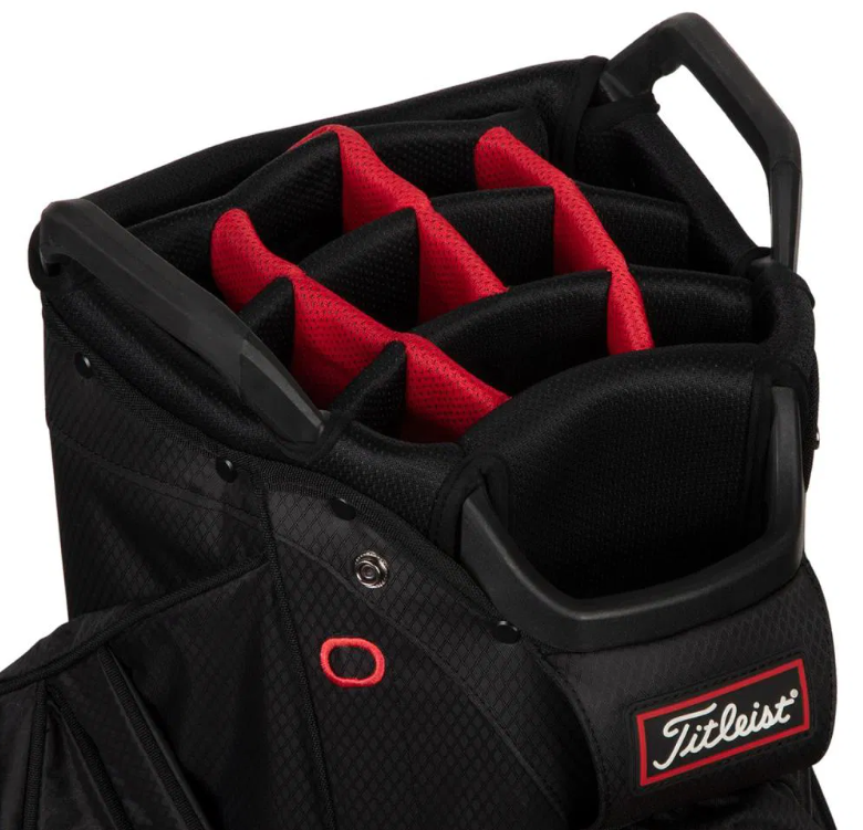 New Titleist Golf Cart 14 StaDry Waterproof Golf Cart Bag Black