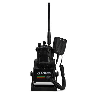 L3Harris XL-200P LTE Carry Holder, Turtleback, Black Leather Duty Belt Holster