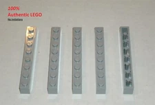 LEGO NEW 1x8 Light Bluish Grey Brick (5x) 4211392 Brick 3008