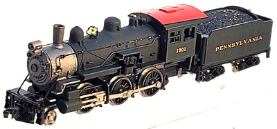 N Model Power 7608 Metal 2-6-0 Mogul PRR #1901 (Tested) NIB