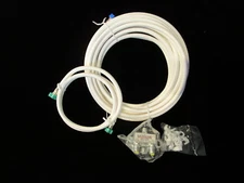 EXTREME BROADBAND BDS102H splitter & 2 coax cable 25’ & 3’