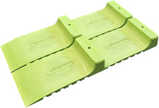 4x Wheel Skate Sliders Slippery Jims extra wide recovery car van truck trailer