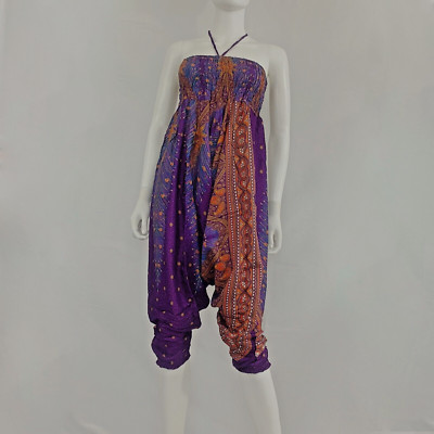 Aladdin Hippie Jumpsuit Harem Pants Women Boho Hippie Bohemian Beach