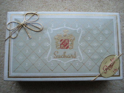 C1950S VINTAGE SUCHARD REGALIA 1 PFUND SCHNULLERPACKUNG PRALINEN