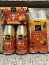 Glade Golden Pumpkin And Spice Bundle Limited Edition Spray And Candles