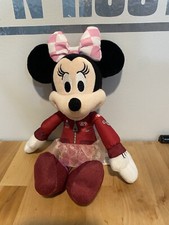 Disney Racer Minnie Mouse 10" Plush Stuffed Toy Race Car Driver